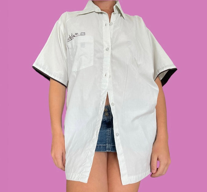 Vintage 90’s men’s/unisex billabong button up tee