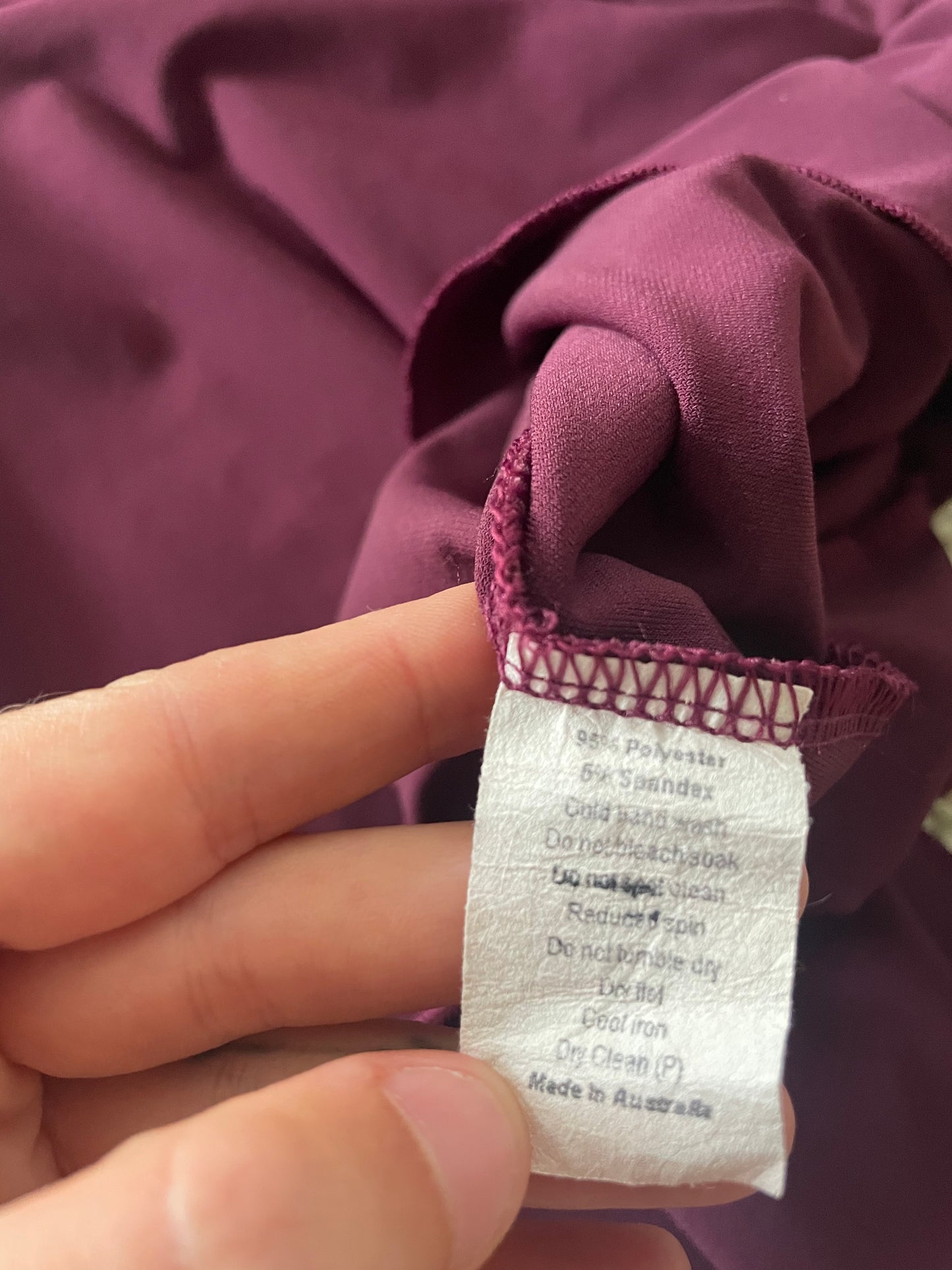 00’s “bliss” cherry wine colour 3/4 sleeve top