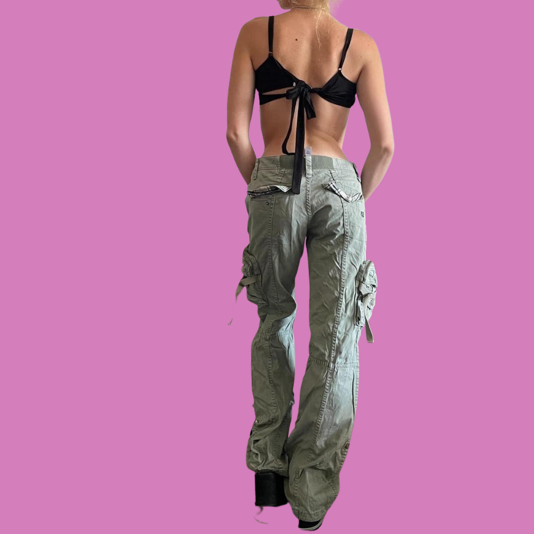 00's rusty low rise cargo pants – Daggered Heart