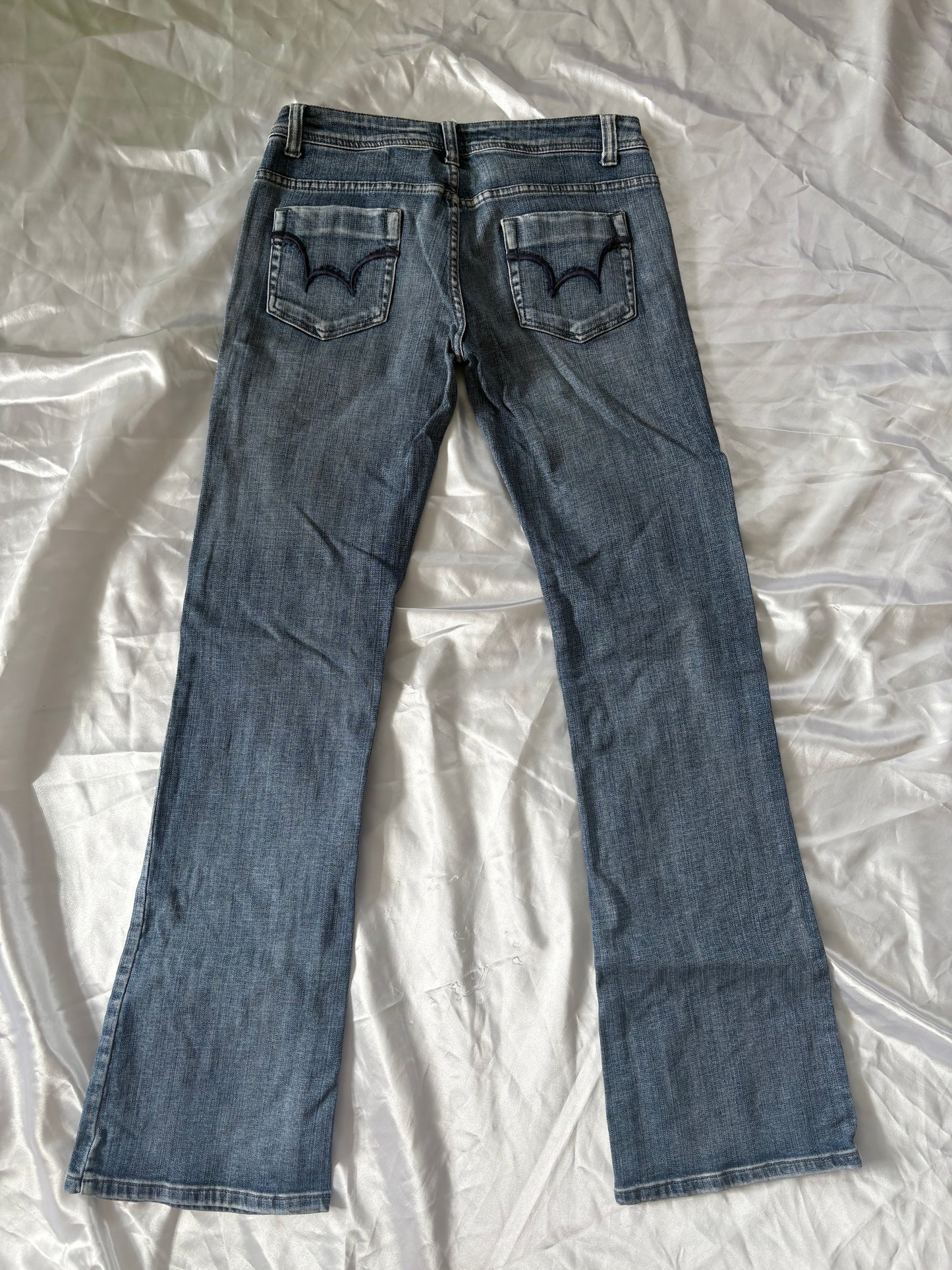 00’s low rise junk jeans