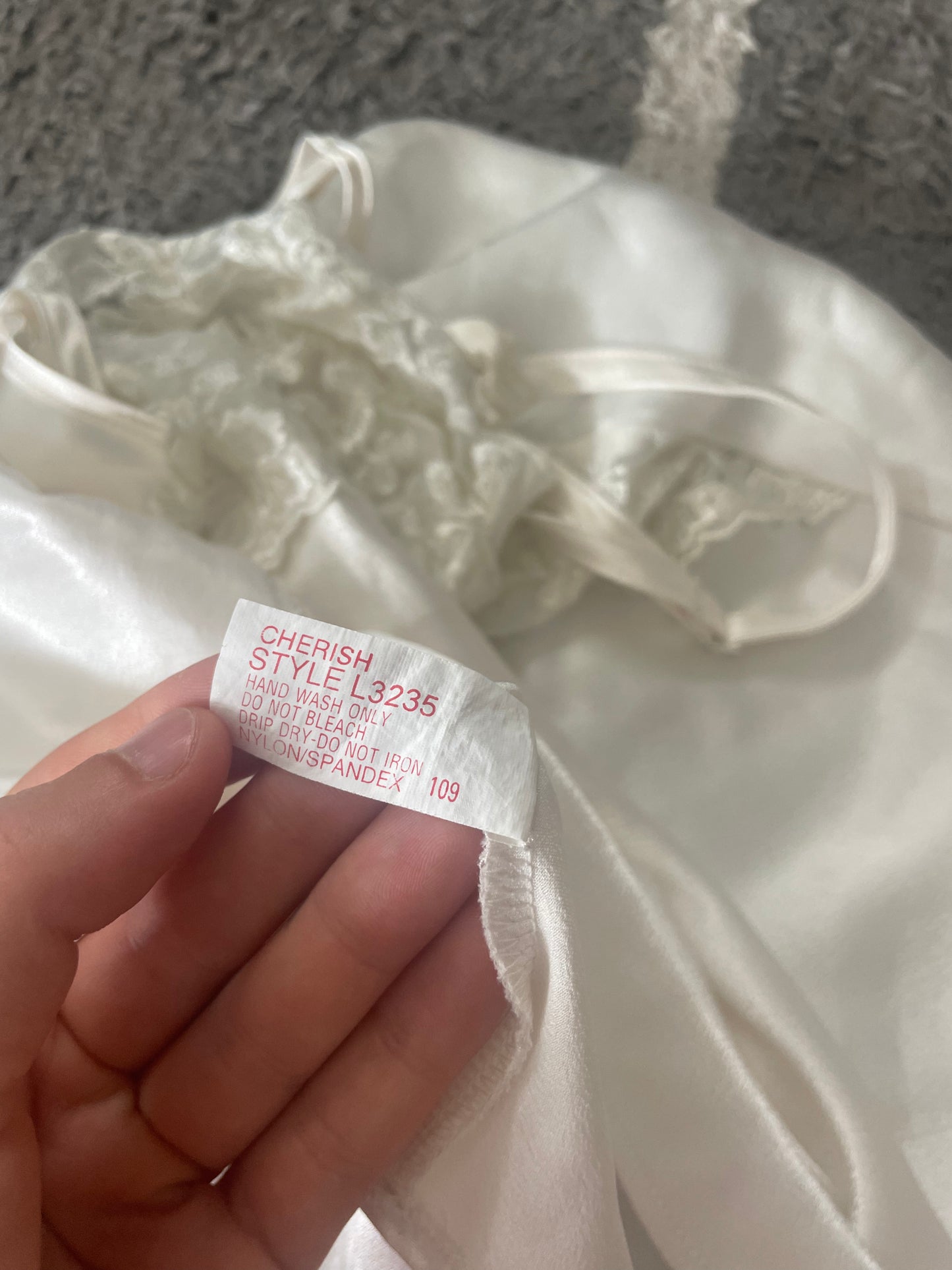 Vintage dainty lace bust cami