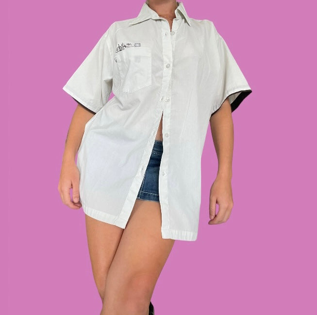 Vintage 90’s men’s/unisex billabong button up tee