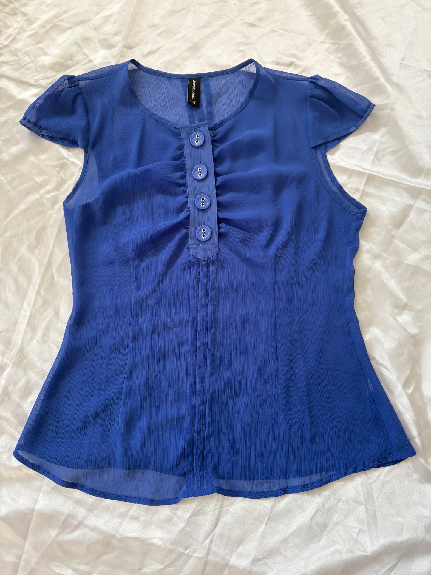 00’s sheer blouse