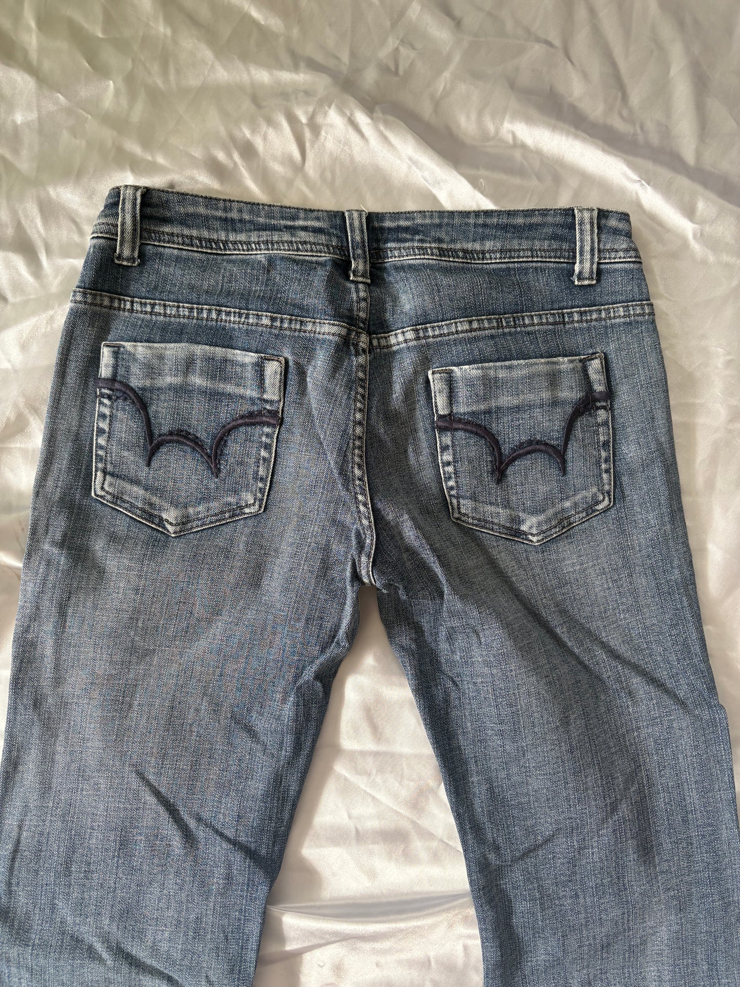 00’s low rise junk jeans
