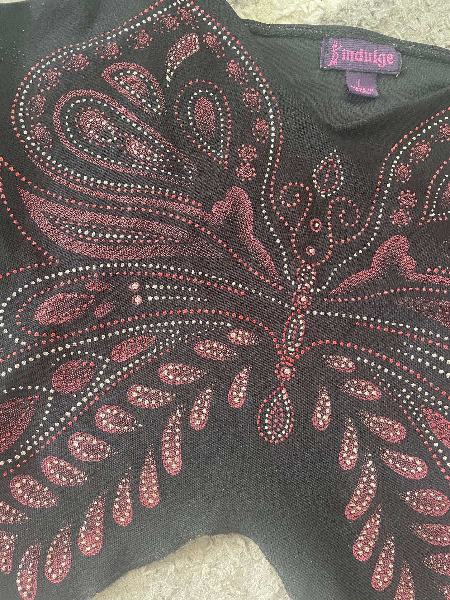 00’s butterfly glitter tank top cami