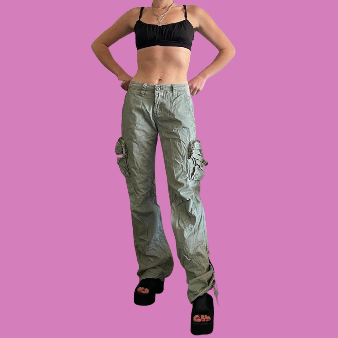 00’s rusty low rise cargo pants