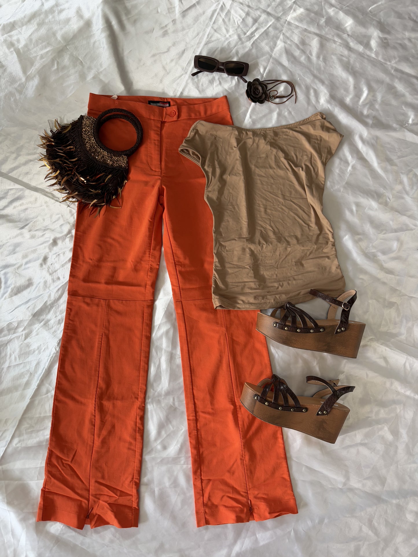 90s/00s bocoo orange pants