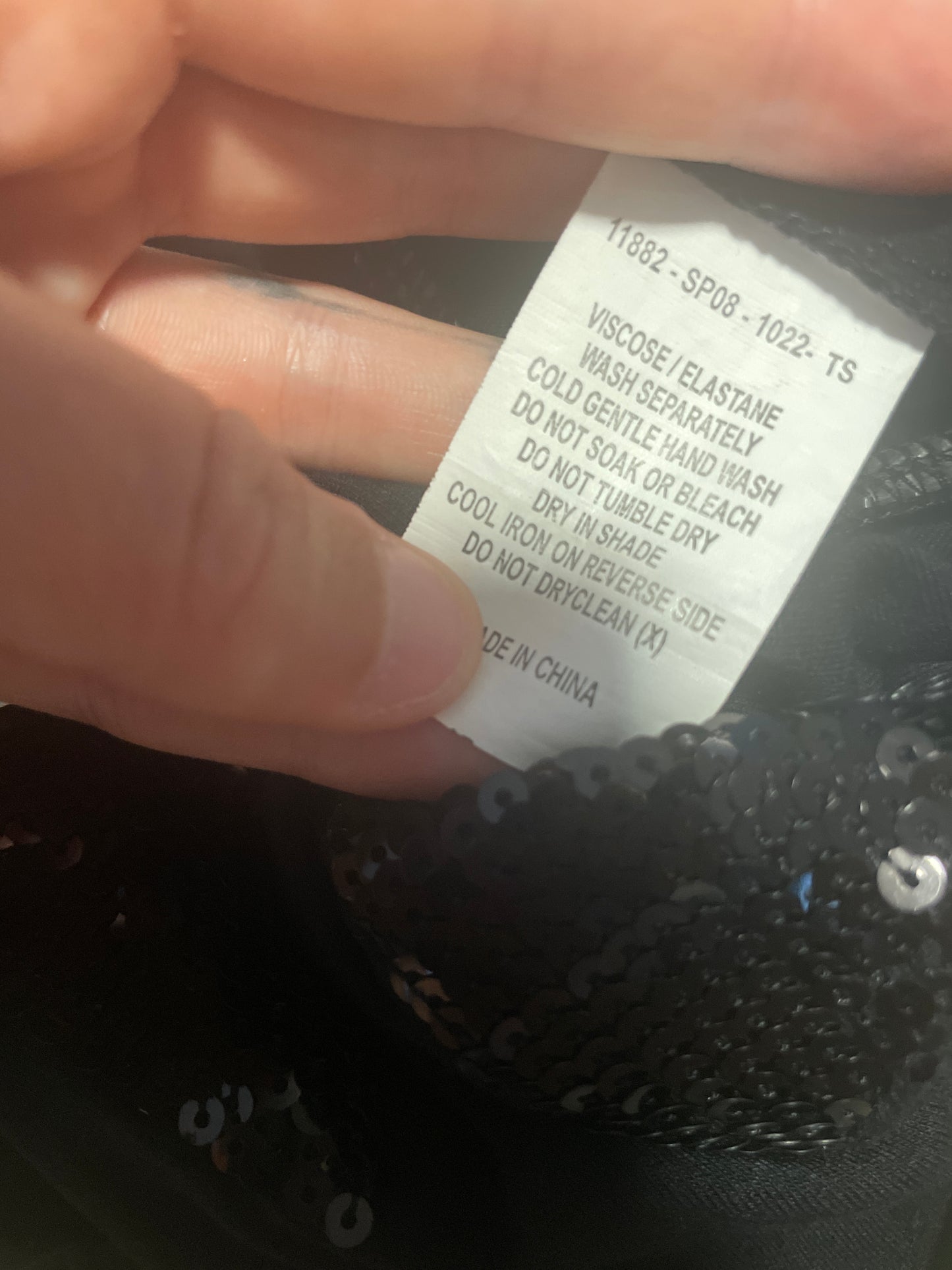 00’s “sass” sequin now tanktop