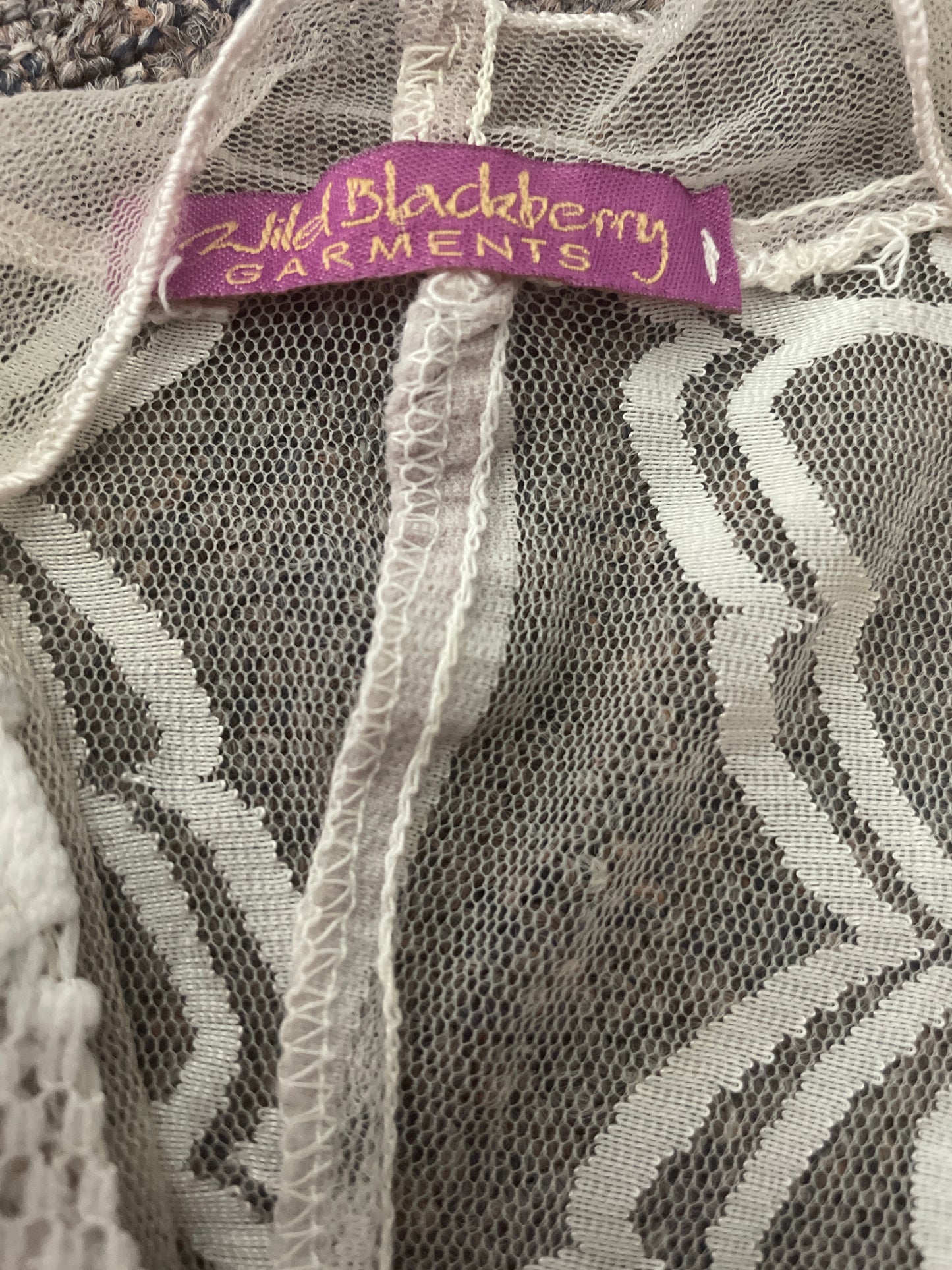 Vintage ethereal croquette mesh/lace cardigan