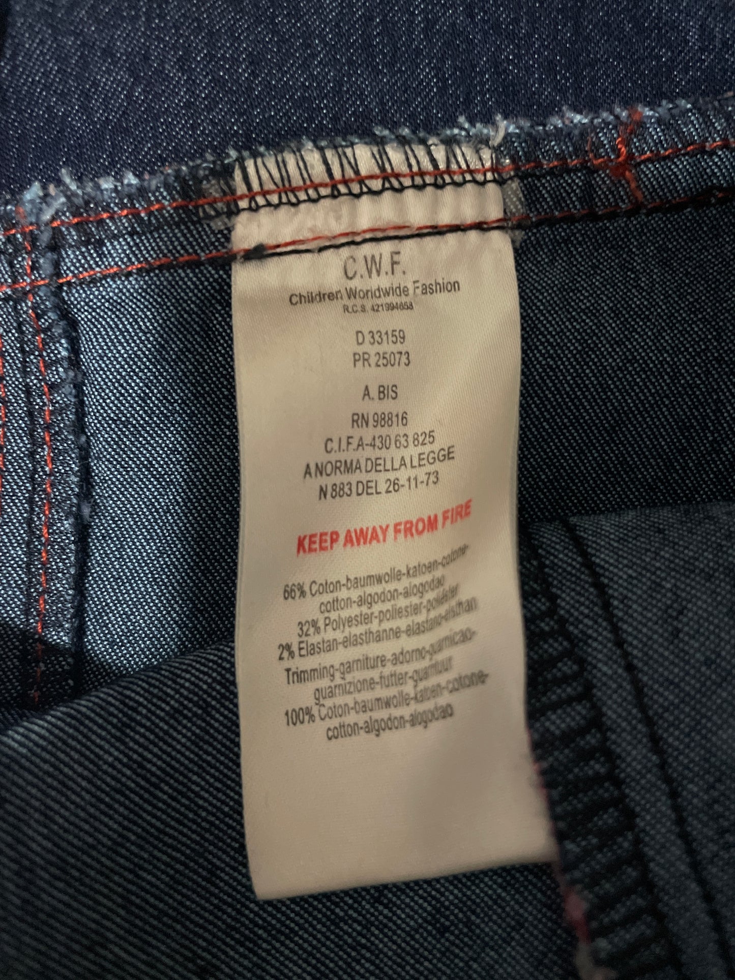 *Deadstock 00s DKNY denim mini skirt