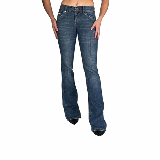 00’s low rise flair jeans