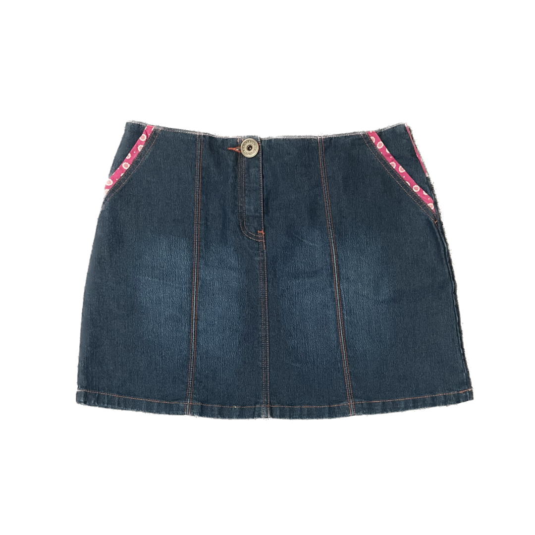 New with tags 00s DKNY denim mini skirt