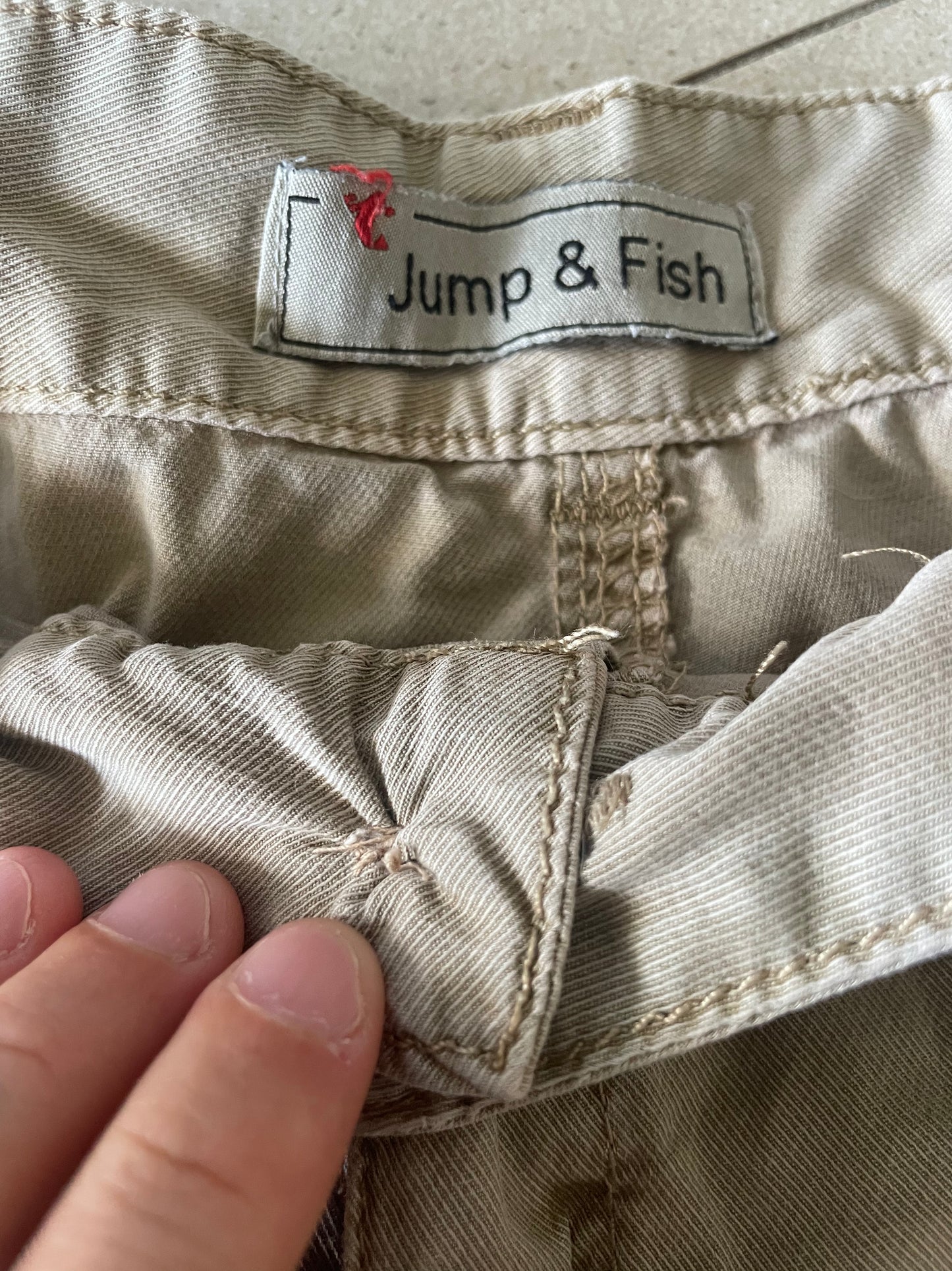 00’s jump&fish low/mid rise cargo shorts