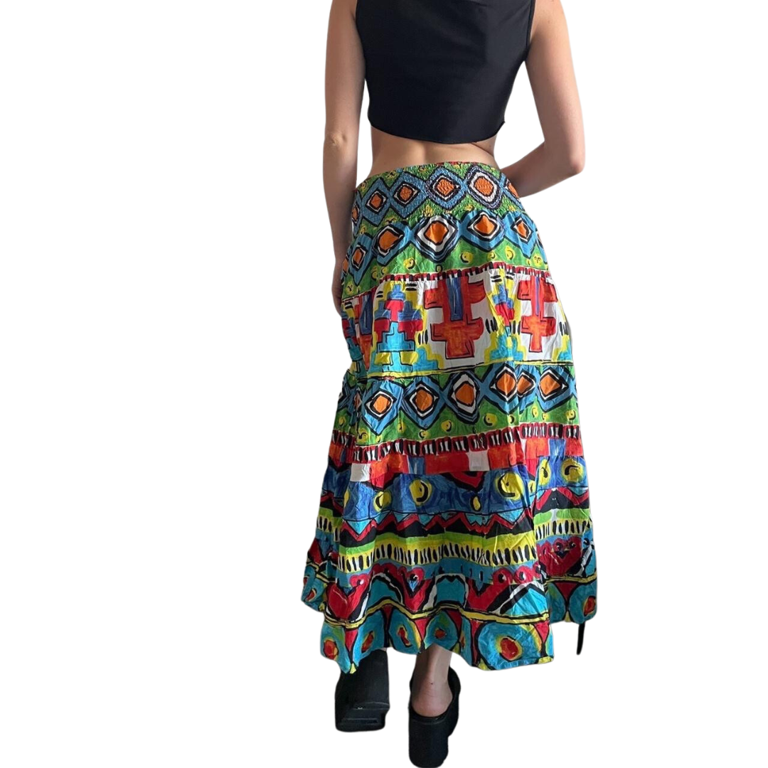 70s/80s  style midi skirt