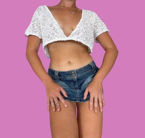 00’s crochet crop