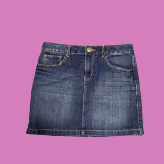 00’s denim mini skirt