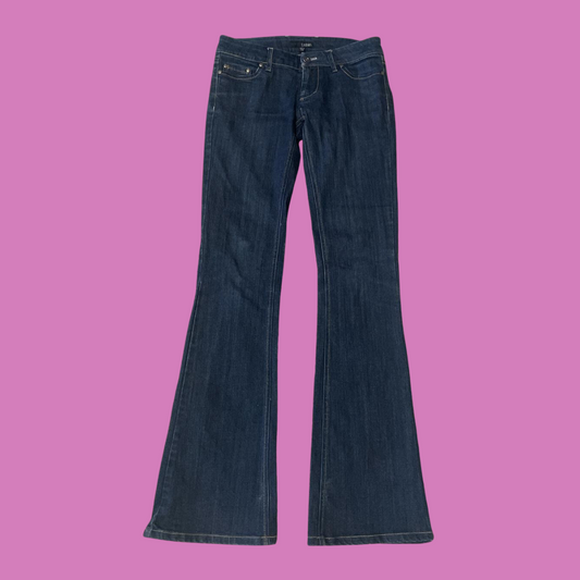 00’s true low rise flare denim jeans