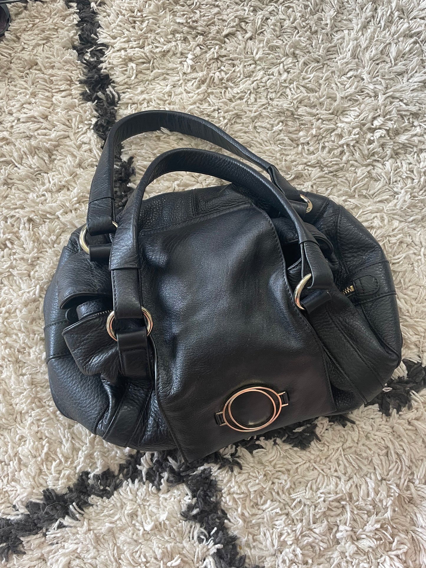 Large oroton genuine leather handbag